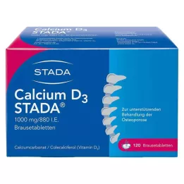 CALCIUM D3 STADA 1000 mg/880 I.U. šumivé tablety, 120 ks