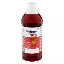 Chlorhexamed FORTE 0,2% ústna voda bez alkoholu, antibakteriálna, 600 ml
