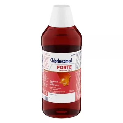 Chlorhexamed FORTE 0,2% ústna voda bez alkoholu, antibakteriálna, 600 ml