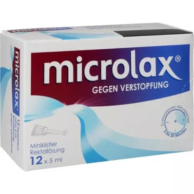 MICROLAX Rektálny roztok na klystír, 12X5 ml