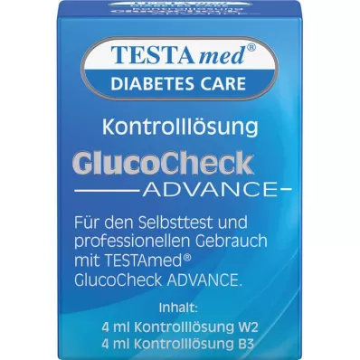 TESTAMED Kontrolný roztok GlucoCheck Advance, 4 ml