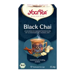 YOGI TEA Organické filtračné vrecko Black Chai, 17X2,2 g