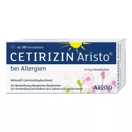 Cetirizine Aristo na alergie 10 mg filmom obalené tablety, 50 ks