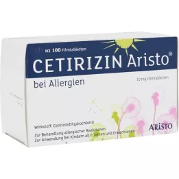 CETIRIZIN Aristo na alergie 10 mg filmom obalené tablety, 100 ks