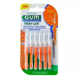 GUM TRAV-LER 0,9mm sviečka oranžová Intendent.+6caps, 6 ks