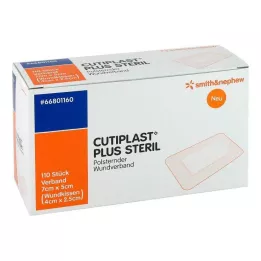 CUTIPLAST Plus sterilný obväz 5x7 cm, 110 ks