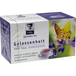 BADERS Filtračné vrecká Apotheken Tee Gelassenheit, 20 ks