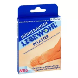 LEBEWOHL Kukuričné náplasti normálne, 4 ks
