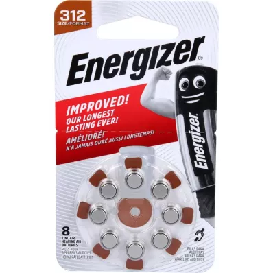 ENERGIZER Batéria do načúvacieho prístroja 312, 8 ks