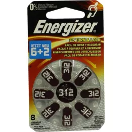 ENERGIZER Batéria do načúvacieho prístroja 312, 8 ks