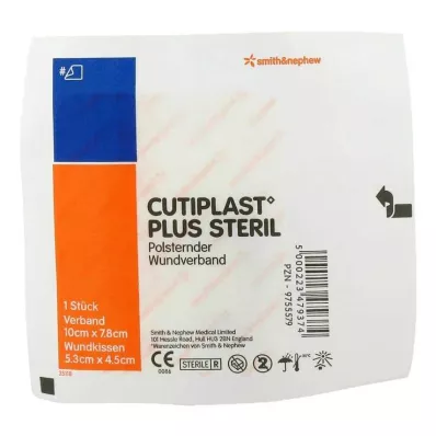 Cutiplast Plus sterilný obväz 7,8x10 cm, 1 ks
