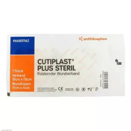 CUTIPLAST Plus sterilný obväz 7,8x15 cm, 1 ks