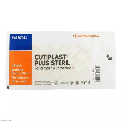 Cutiplast Plus sterilný obväz 7,8x15 cm, 1 ks Cutiplast Plus sterilný obväz 7,8x15 cm, 1 ks