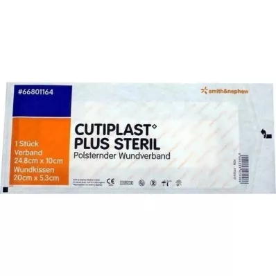 CUTIPLAST Plus sterilný obväz 10x24,8 cm, 1 ks