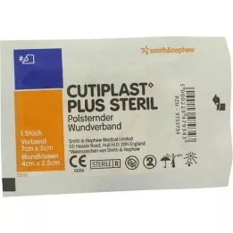 CUTIPLAST Plus sterilný obväz 5x7 cm, 1 ks