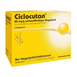 Ciclocutan 80 mg/g liečivý lak na nechty, 6 g