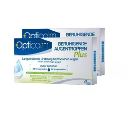 OPTICALM Upokojujúce očné kvapky Plus v jednej dávke, 20X0,5 ml