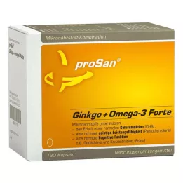 PROSAN Ginkgo+Omega-3 Forte Capsules, 120 kapsúl