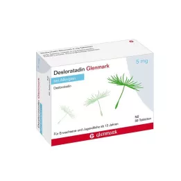 Desloratadine Glenmark 5 mg tablety, 50 ks