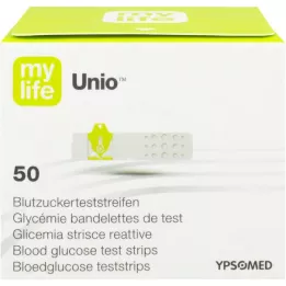 MYLIFE Unio glukózové testovacie prúžky, 50 ks