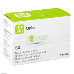 MYLIFE Unio glukózové testovacie prúžky, 50 ks