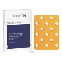 BIO-H-TIN Vitamín H 5 mg tablety, 15 ks