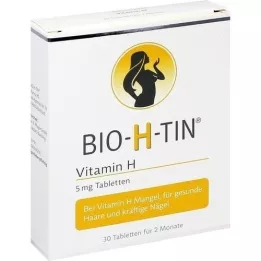 BIO-H-TIN Vitamín H 5 mg na 2 mesiace tablety, 30 ks