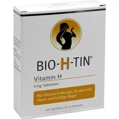 BIO-H-TIN Vitamín H 5 mg na 4 mesiace tablety, 60 ks