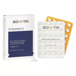 BIO-H-TIN Vitamín H 5 mg tablety, 60 ks