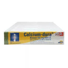 CALCIUM DURA Vit D3 Effervescent 600 mg/400 I.U., 120 ks