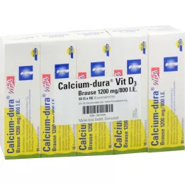 CALCIUM DURA Vit D3 šumivé 1200 mg/800 I.U., 50 ks