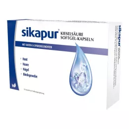 SIKAPUR Mäkké gélové kapsuly s kyselinou kremičitou a biotínom, 30 ks