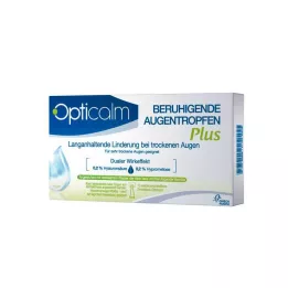 OPTICALM Upokojujúce očné kvapky Plus v jednej dávke, 10x0,5 ml