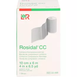 ROSIDAL CC Kohezívny kompresívny obväz 10 cmx6 m, 1 ks