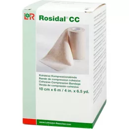 ROSIDAL CC Kohezívny kompresívny obväz 10 cmx6 m, 1 ks