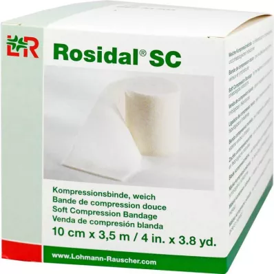 Rosidal SC kompresný obväz mäkký 10cmx3,5m, 1 ks Rosidal SC kompresný obväz mäkký 10cmx3,5m, 1 ks