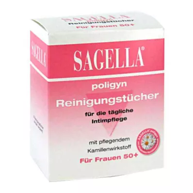 SAGELLA poligyn čistiace obrúsky na intímnu hygienu, 10 ks