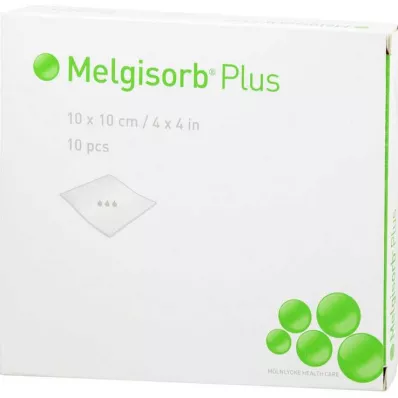 Melgisorb Plus Alginátový obväz 10x10 cm sterilný, 10 ks Melgisorb Plus Alginátový obväz 10x10 cm sterilný, 10 ks