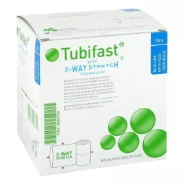 TUBIFAST 2-cestný streč 7,5 cmx10 m modrý, 1 ks