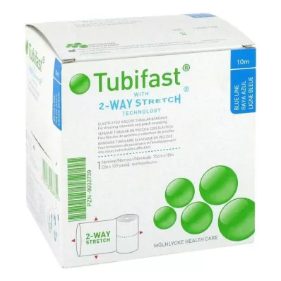TUBIFAST 2-cestný streč 7,5 cmx10 m modrý, 1 ks