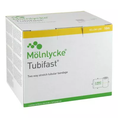 TUBIFAST 2-cestný streč 10,75 cmx10 m žltý, 1 ks