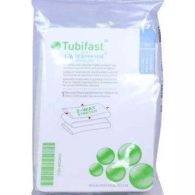 TUBIFAST 2-cestný streč 7,5 cmx1 m modrý, 1 ks