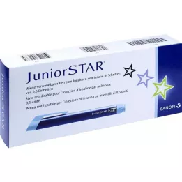 JUNIORSTAR Injekčné zariadenie modré, 1 ks