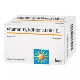 VITAMIN D3 KÖHLER 2 000 I.U. kapsúl, 60 ks