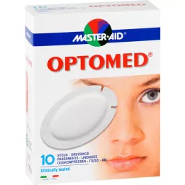 OPTOMED Sterilné samolepiace obklady na oči, 10 ks