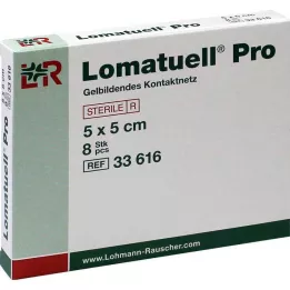 LOMATUELL Pro 5x5 cm sterilné, 8 ks