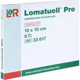 LOMATUELL Pro 10x10 cm sterilný, 8 ks