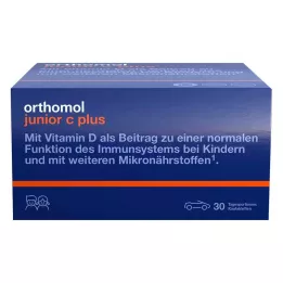 ORTHOMOL Junior C plus žuvacie tablety lesné ovocie, 30 ks