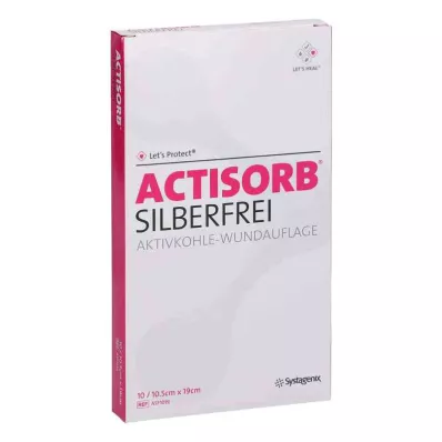 Obklady Actisorb bez striebra 10,5x19 cm, 10 ks Obklady Actisorb bez striebra 10,5x19 cm, 10 ks