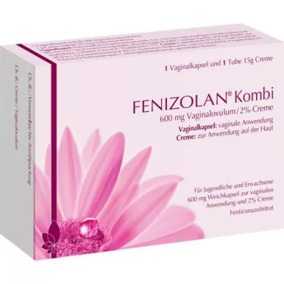 FENIZOLAN Combi 600 mg vaginálna masť+2% krém, 1 P